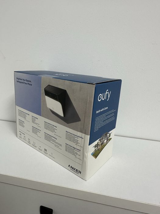 Camera de supraveghere smart / inteligenta Eufy S120, 2MP, rezolutie 2K, Wi-Fi, audio bidirectional, cu panou solar, exterior