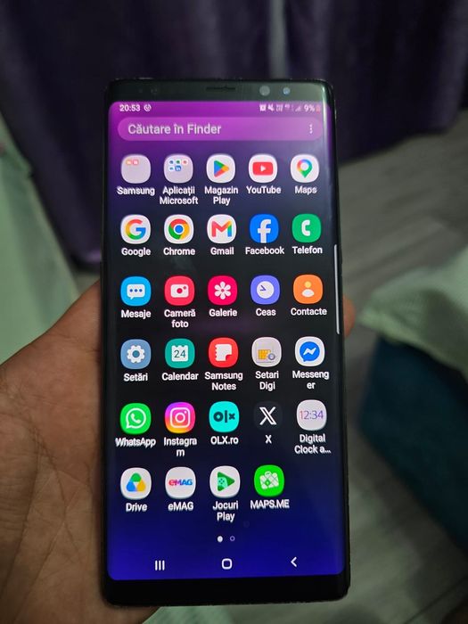 Samsung Galaxy Note 8, 6GB ram, 64GB interna, Android 9