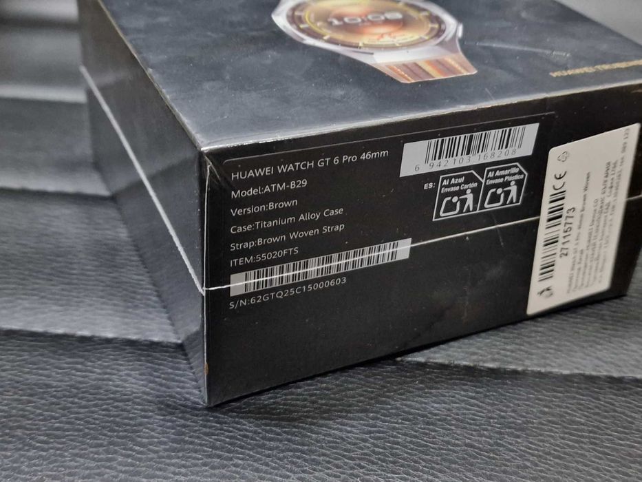 HUAWEI Watch GT 6 Pro Brown 46mm ATM-B29F / ЗАПЕЧАТАН