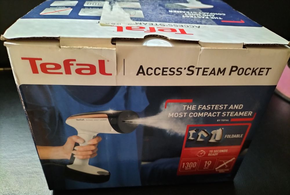 Aparat de călcat vertical cu abur Tefal - Acces Steam Pocket, 1300W