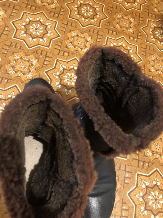 Сароги Натуральная кожа внутри натур. мех