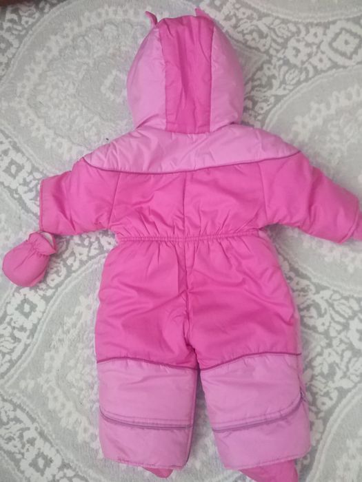 Комбинезон теплый для девочки, полностью все отстегивается