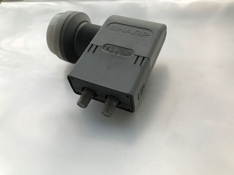 SHARP TWIN LNB - Receiver universal semnal antena TV (parabolica)