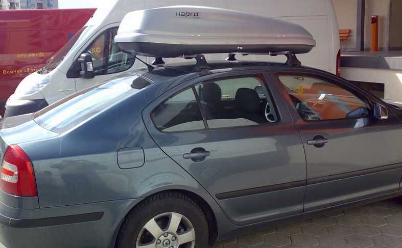 Inchiriez cutie portbagaj auto + bare transversale THULE/ HAPRO