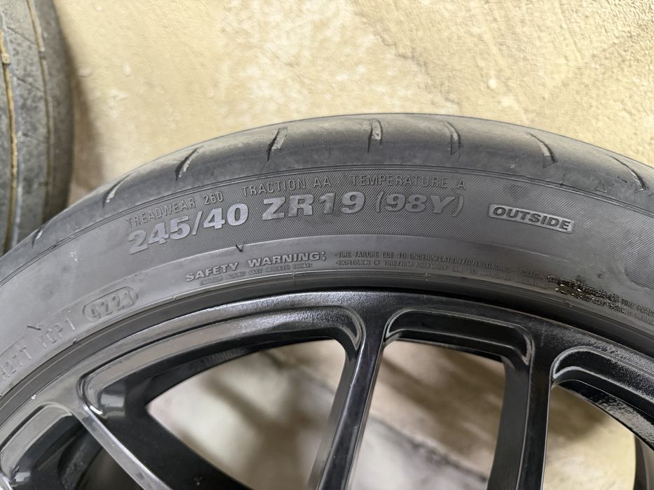 Продам диски разноширокие 19 размер