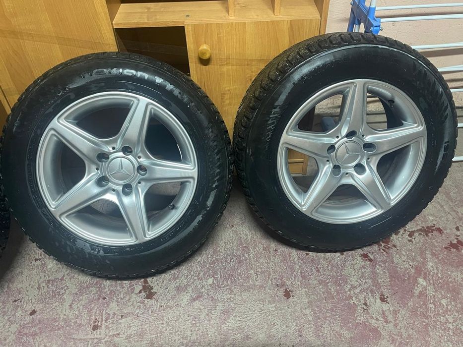 Резина с дисками зима на мерсы