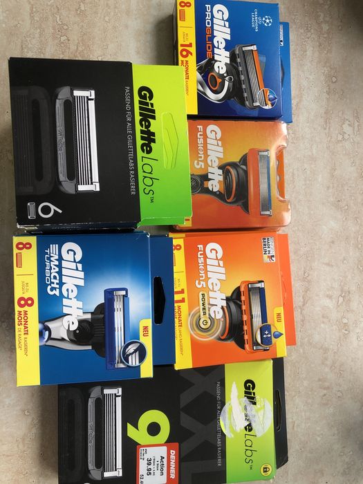 Gillette Fusion5 Power,Mach3 Turbo
