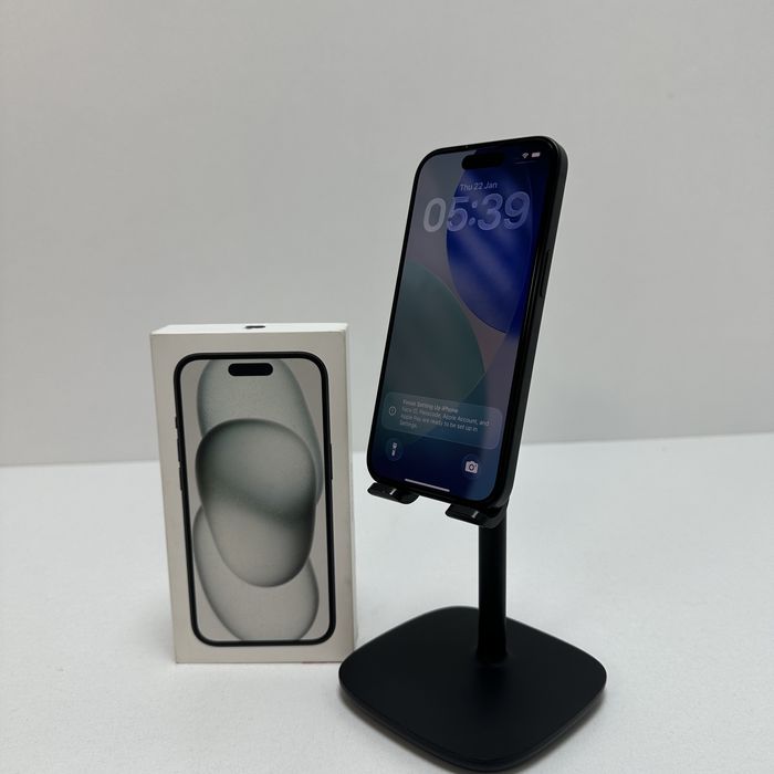 iPhone 15 128 GB Black Titanium \ Garantie 12 luni \ iDroid