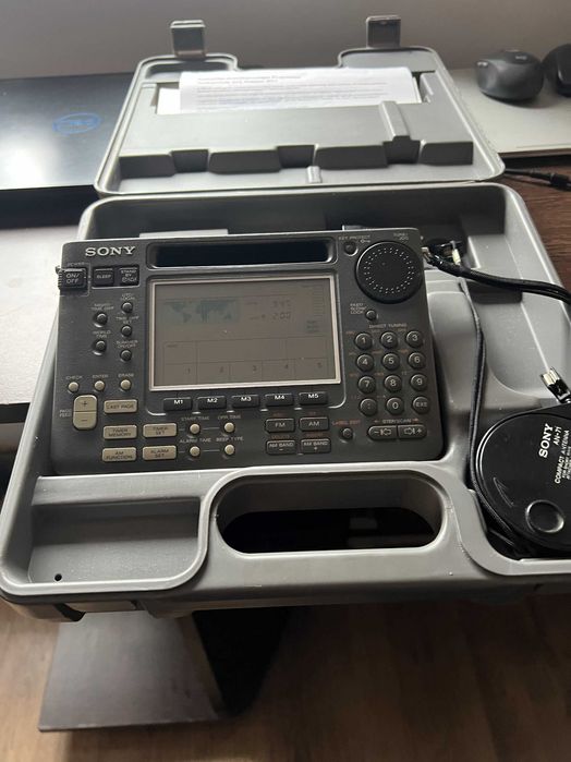 Set Sony  ICF SW-55 Radio Multiband.Made in Japan