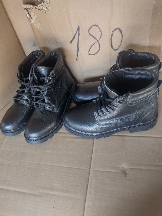 Bocanci militari din piele naturala