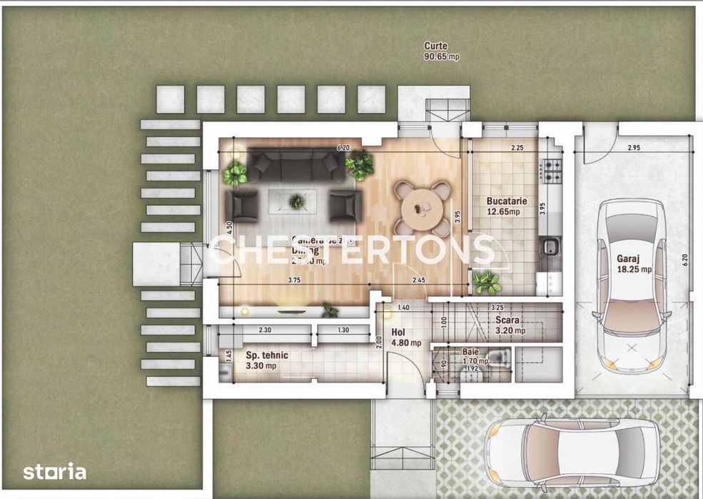 Vila lux 4 camere cu garaj langa metrou Drumul Taberei
