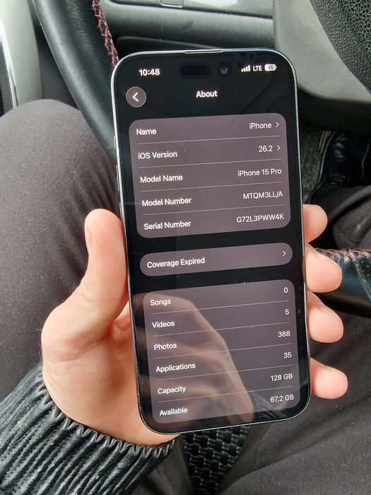 Iphone 15 pro, LL/A ideal holatda