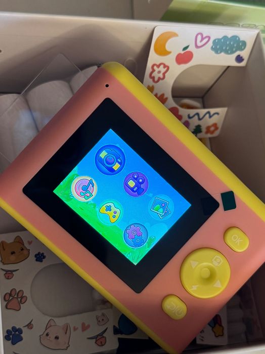 Aparat foto copii cu printare, Roz sau Albastru