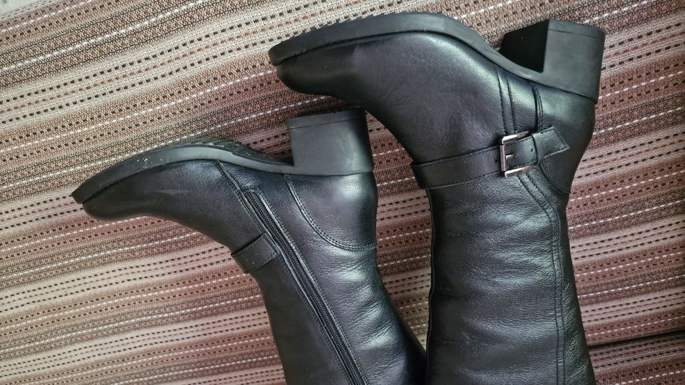 Cizme lungi piele nr.38