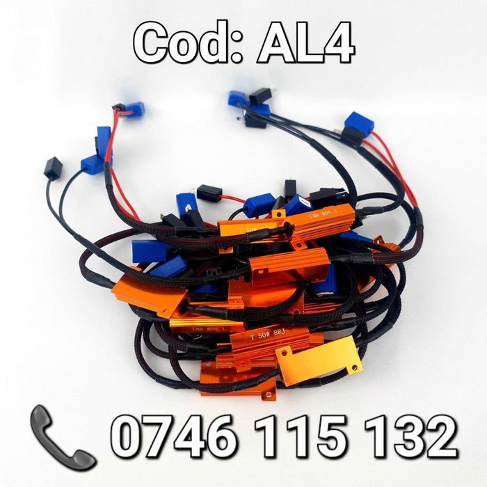 Anulatoare-Anulator Eroare Bec Ars-LED-CANBUS H1-Aluminiu-Ceramica-AL4