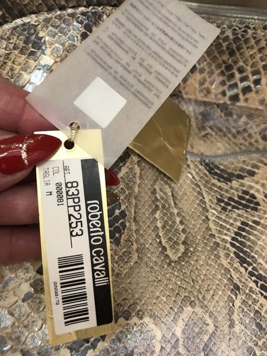 Roberto Cavalli Real Python ,Оригинален, НЕ ПРИНТ, 2840euro