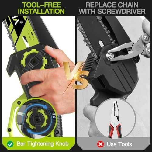 Нов Мини акумулаторен трион 750W безчетков 6" 8" 2 батерии за градина двор