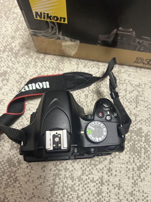 Aparat foto DSLR Nikon D3200, 24.2MP, Black+ Obiectiv 18-55mm ED II