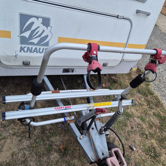 Стойка за 2 велосипеда Стойка за колела подходяща за каравана, ремарке