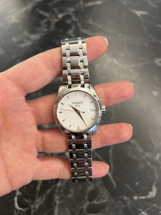 Ceas Damă Tissot 1853 Original – Quartz Oțel, Cadran Alb