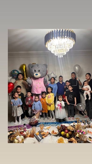 Прокат костюм мишки тедди