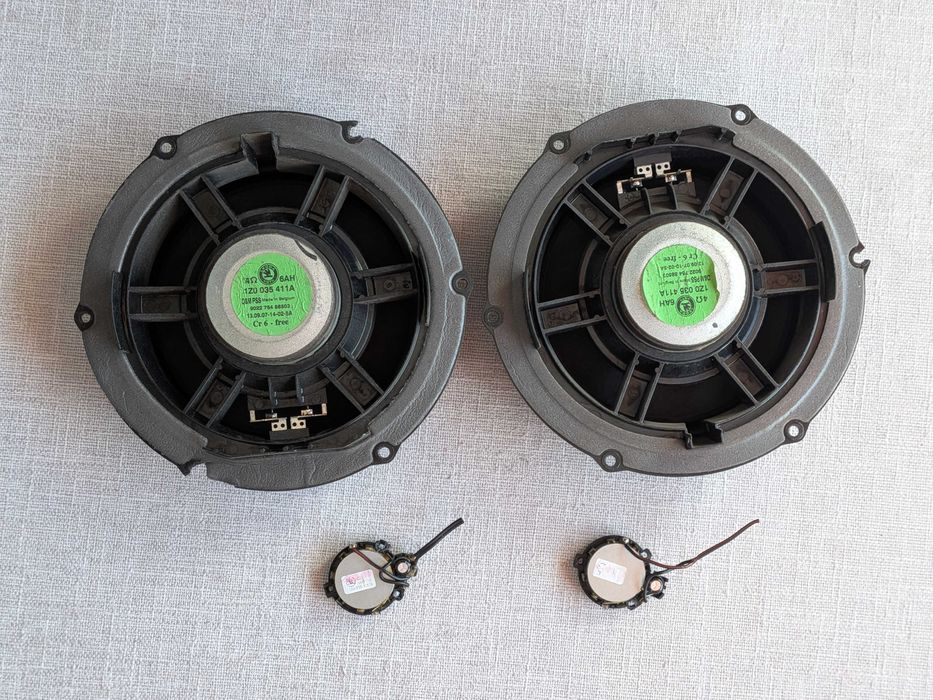 Set difuzoare fata + tweetere Skoda Octavia 2 1Z0035411A + 1Z0035411B