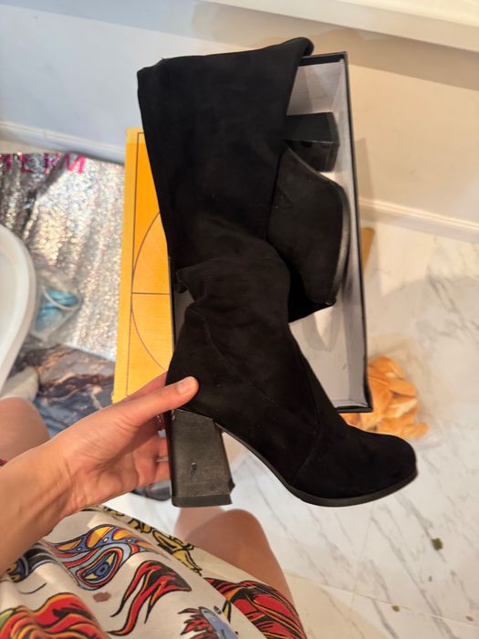 Продам зимние сапоги на платформе