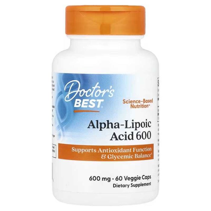 Doctor's Best Alpha Lipoic Acid альфа липоевая кислота Doctors Best