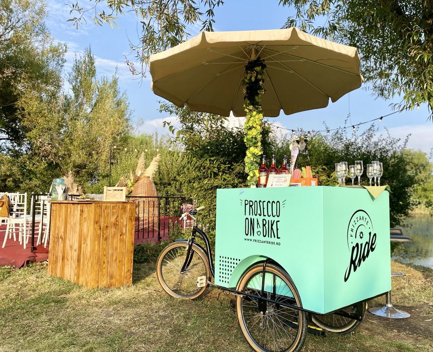 Afacere cu  prosecco - Frizzante Ride - Prosecco bikes + duba transport + logistica