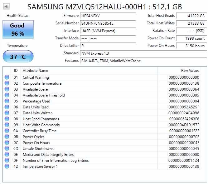 Ssd 500gb 250gb nvme impecabile