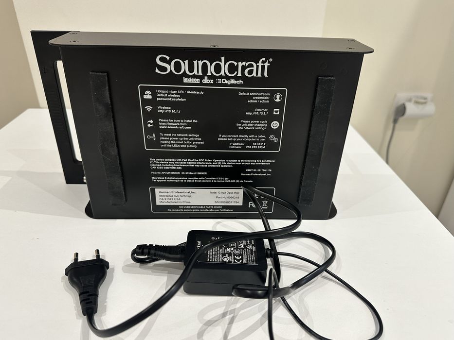 Soundcraft Ui12 mixer digital WiFi 12 canale