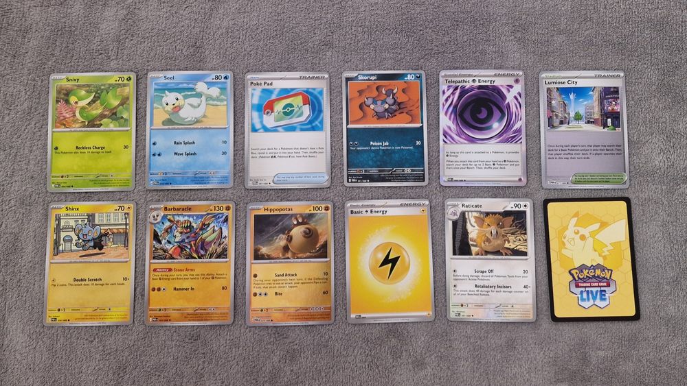 Mint cond. Pokémon карти