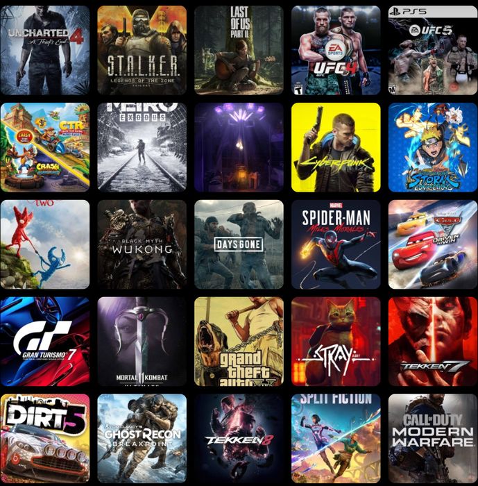 1000 + игр на PS4/PS5, 100% гарантия