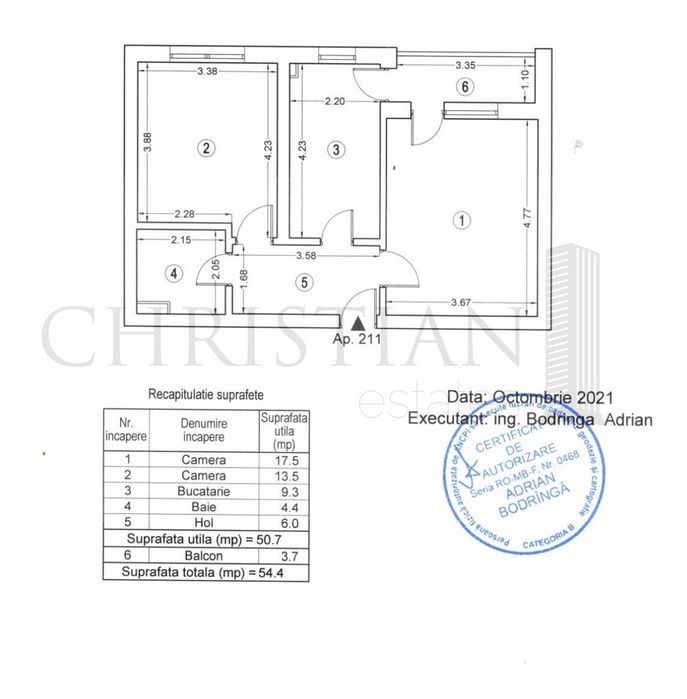 Apartament Exigent Plaza Residence Faza 4 - Parcare + Boxă