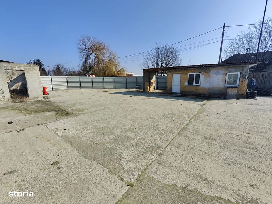 Inchiriere platforma betonata, 2000 mp + cladire 130mp