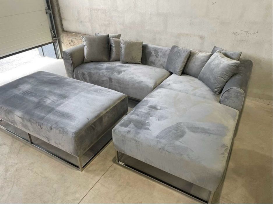 диван нов от кадифе