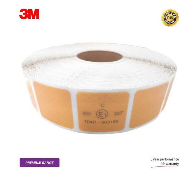 banda reflectorizanta galbena alba rosie 3m rola 50m