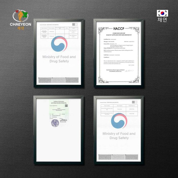 Chaeyeon korea qizil jenshen kapsulalari