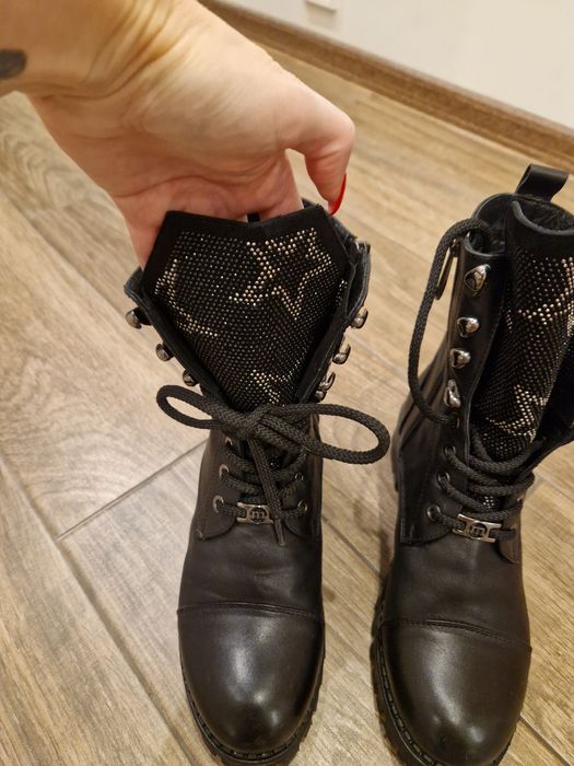 Зимни боти естествена кожа