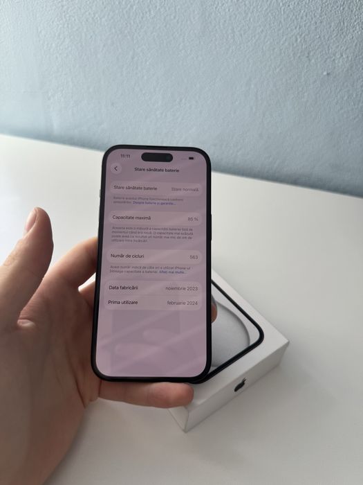 Iphone 15 black / 128 gb / liber de retea / 13 14 s23 24 pro max