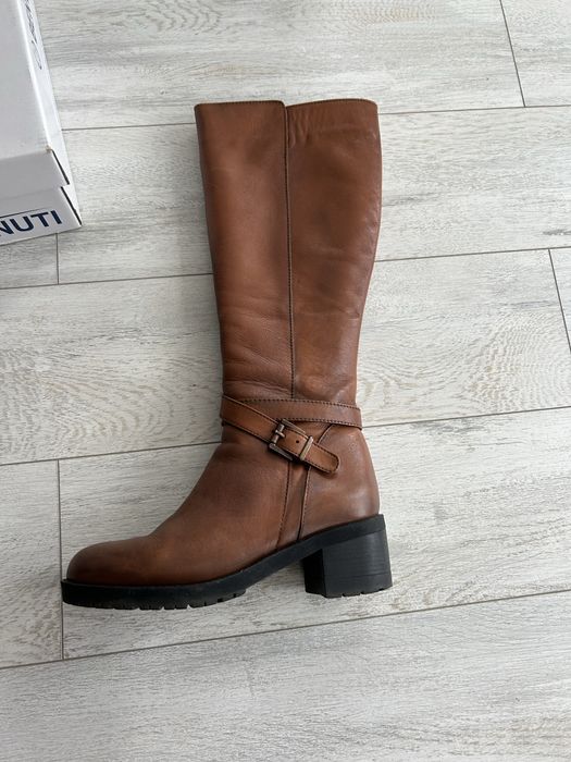 Cizme din piele maro Benvenuti marimea 36/37