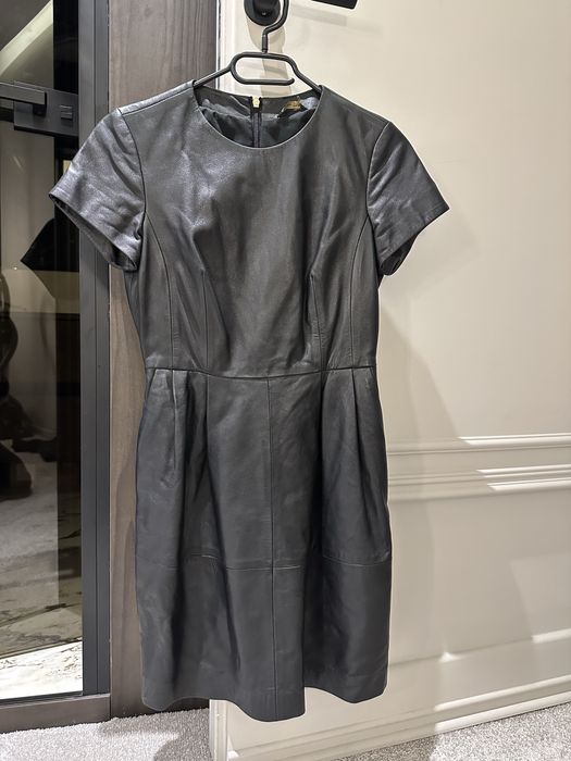 Massimo Dutti рокля естественна кожа