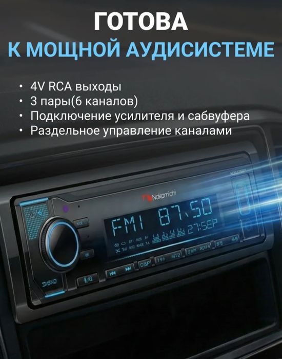 Магнитола накамичи новая