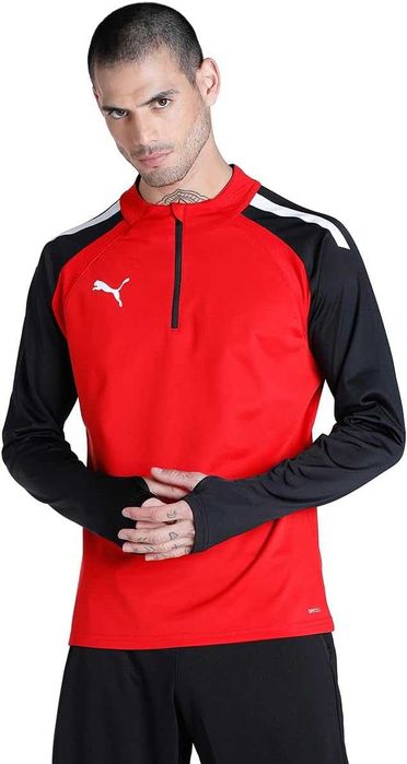 Bluza   PUMA Teamliga cu fermoar 1/4 pentru bărbați ,Marimi M,L,XL