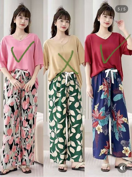 Штапельные двойки , одежда для дома