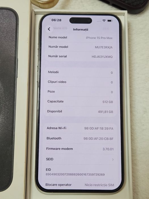 iPhone 15 PRO MAX, 512 GB, Natural Titanium