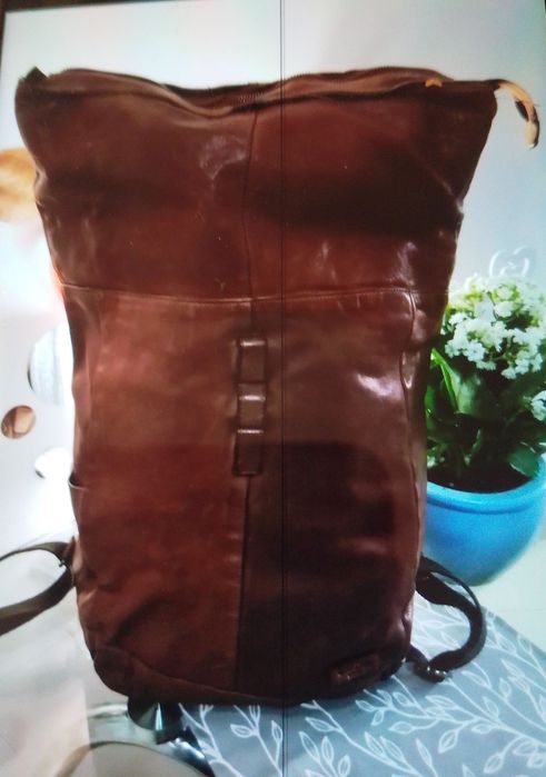 Обява 7 / НАМАЛЕНИЕ!!!Кожена раница ,нова