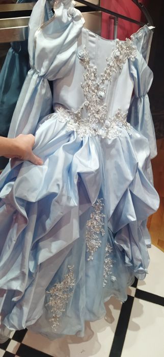 Нарядное платье принцессы для девочки 6-9 лет для мероприятия