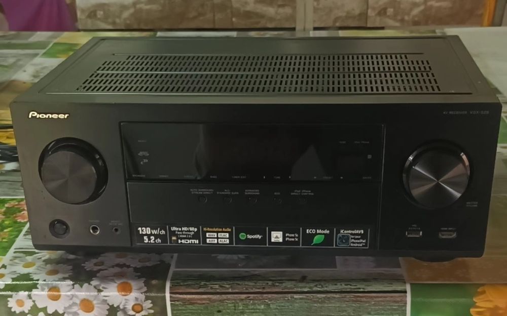 Receiver AV Pioneer VSX-529-K, 5.2 canale, 105W RMS, Ultra HD 4K, Negru