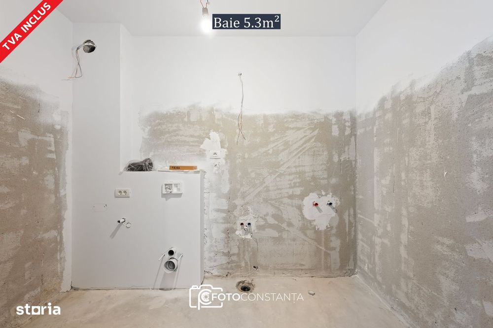 #Bloc nou Faleză Nord: Apartament 2 camere decomandate cu dressing